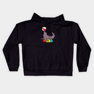 Circus Performing Seal Kids Hoodie